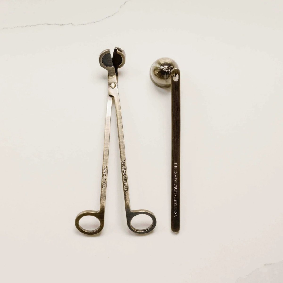 Bronze Wick Trimmer + Snuffer - The Roosevelts Candle Co.-