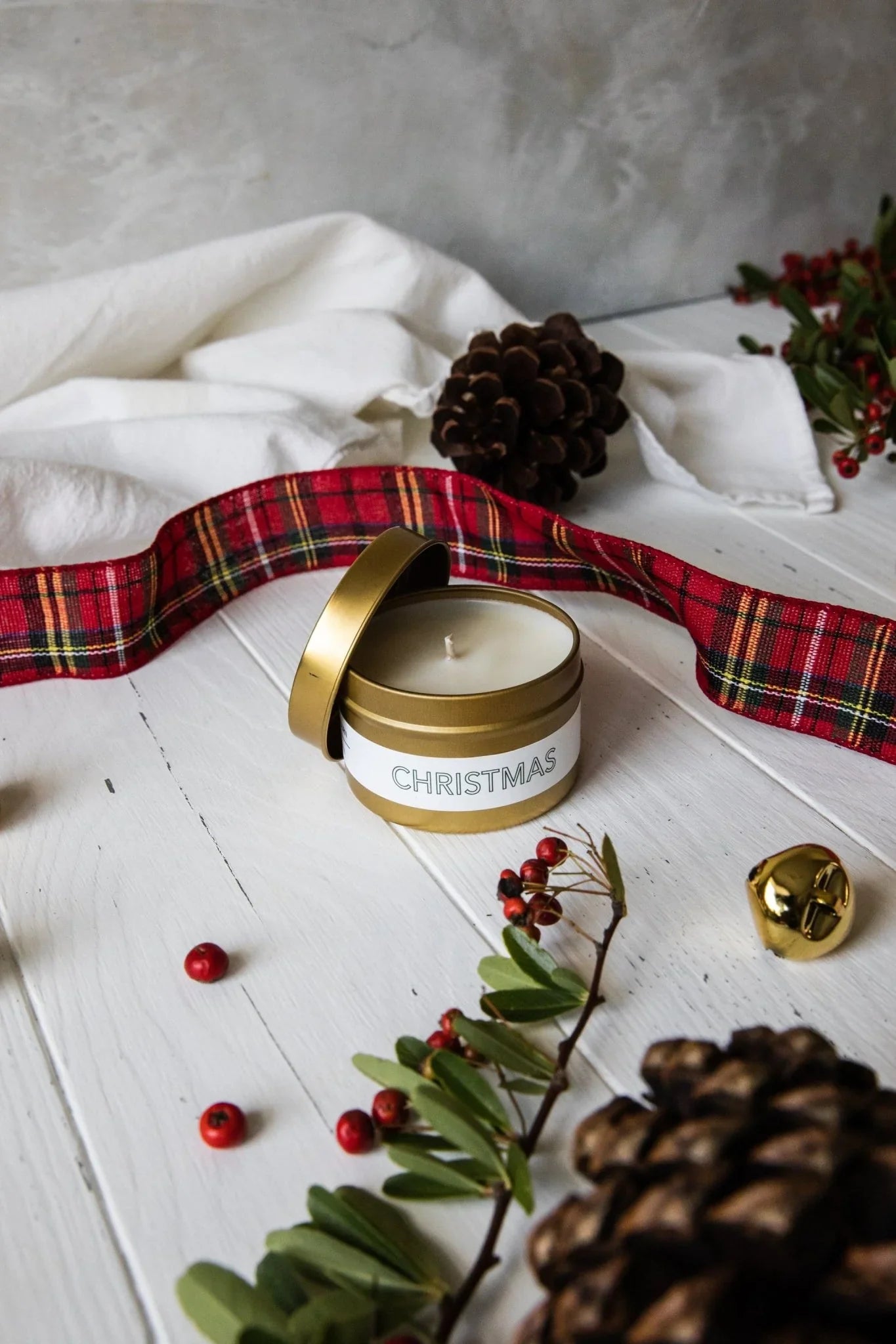 Christmas Travel Candle - The Roosevelts Candle Co.