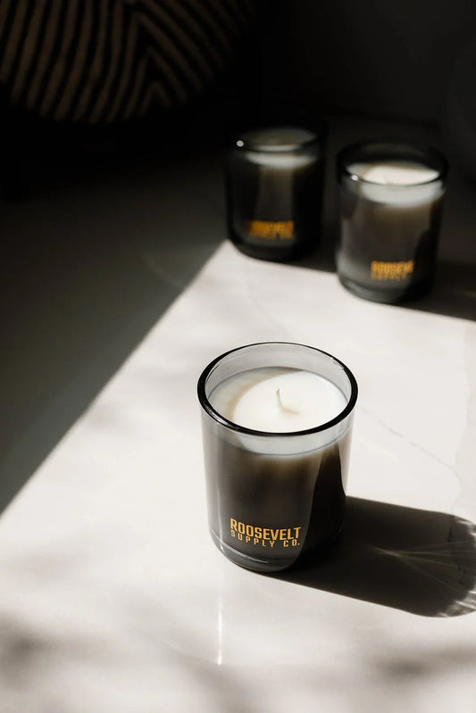 Grand Canyon Smoked Glass Candle - The Roosevelts Candle Co.