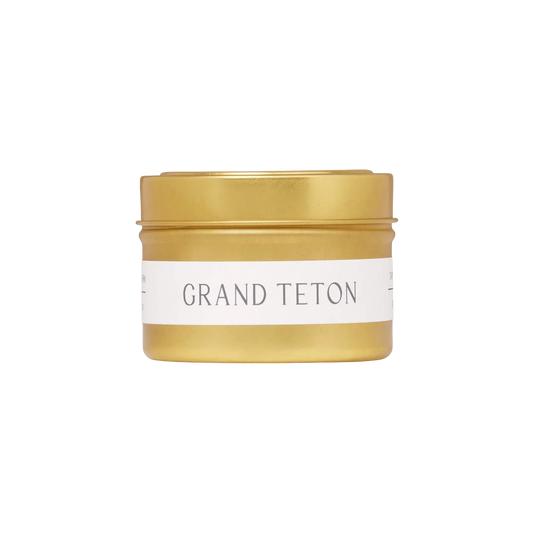 Grand Teton Travel Candle - The Roosevelts Candle Co.