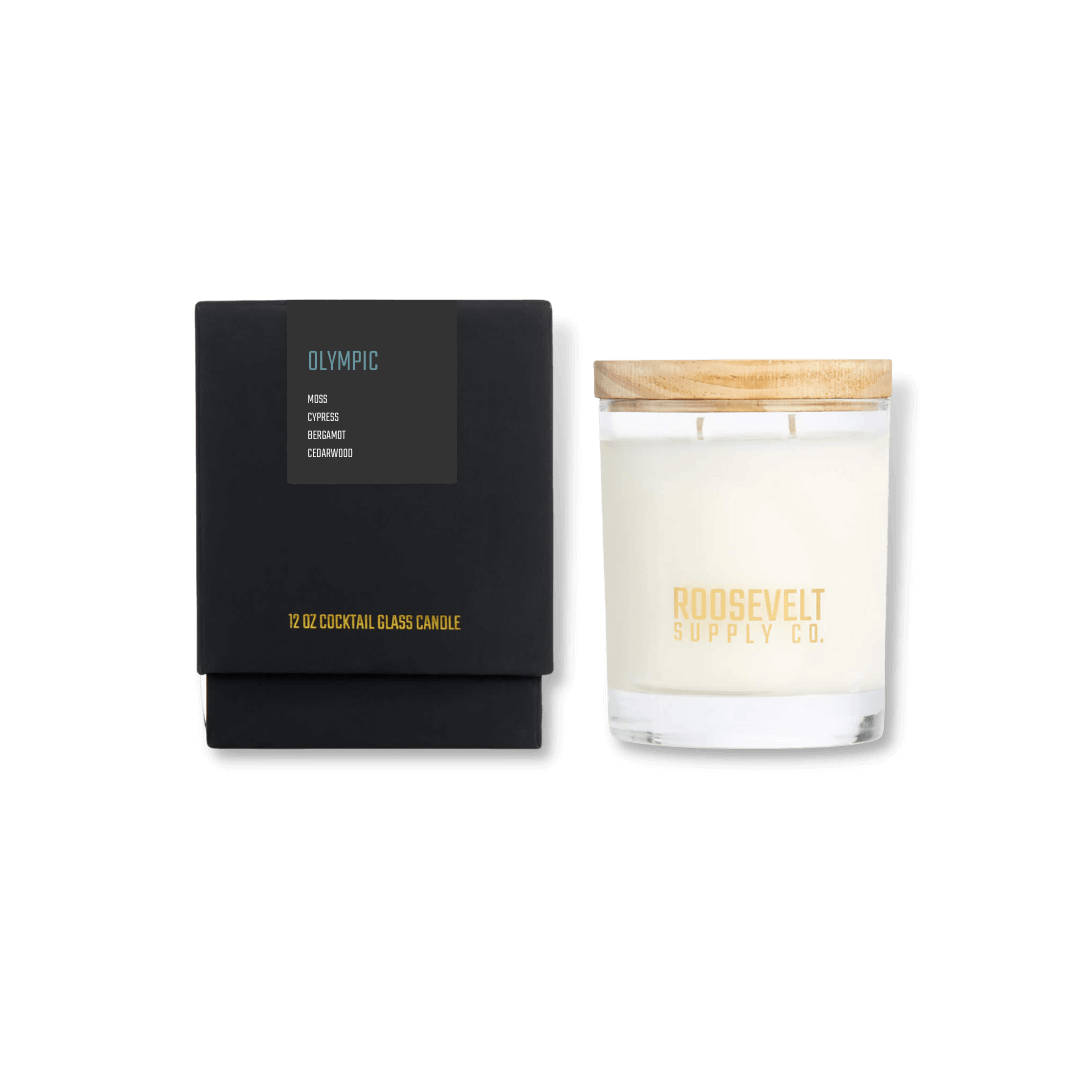 Olympic Cocktail Glass Candle - The Roosevelts Candle Co.