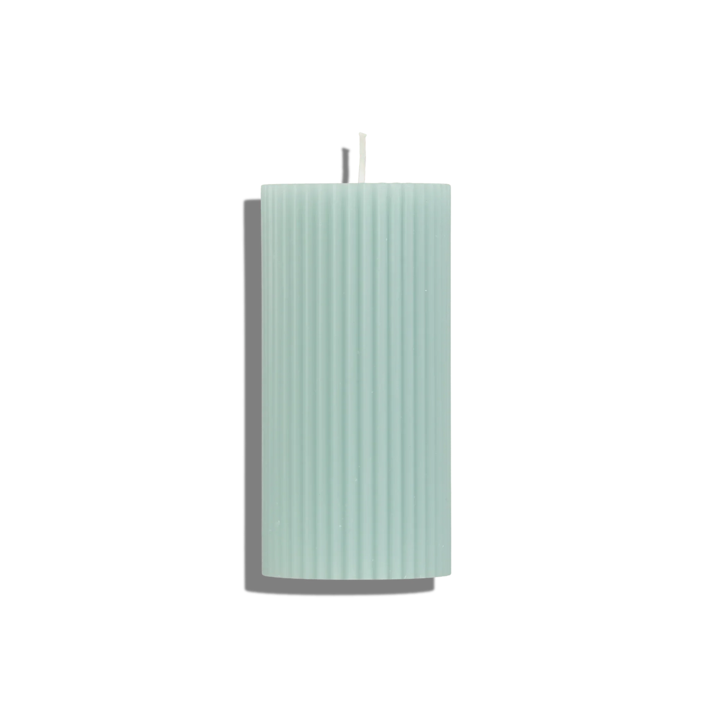 Ribbed Pillar Candle - The Roosevelts Candle Co.