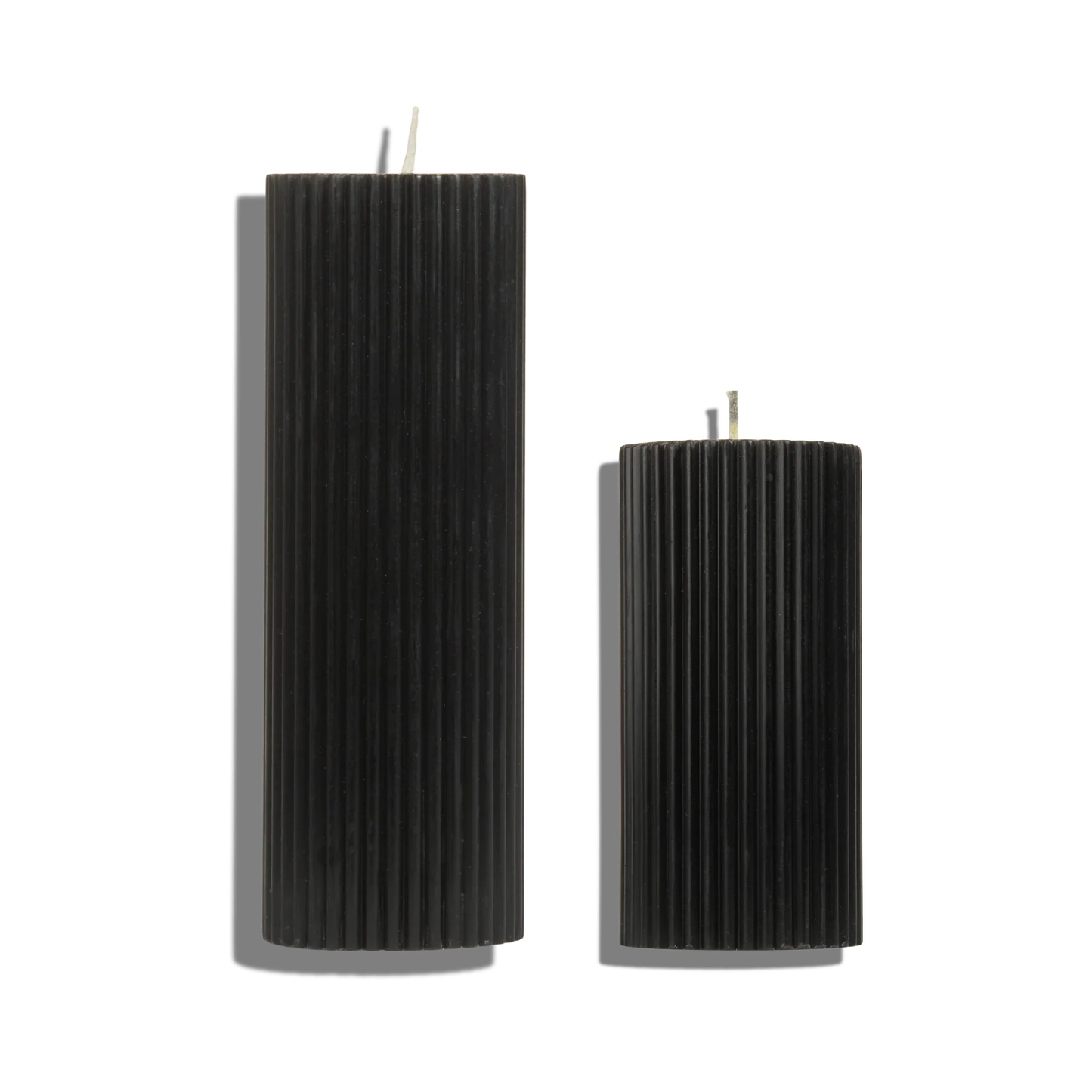 Ribbed Pillar Candle - The Roosevelts Candle Co.