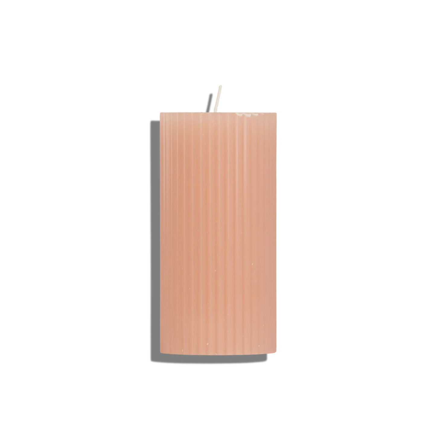 Ribbed Pillar Candle - The Roosevelts Candle Co.