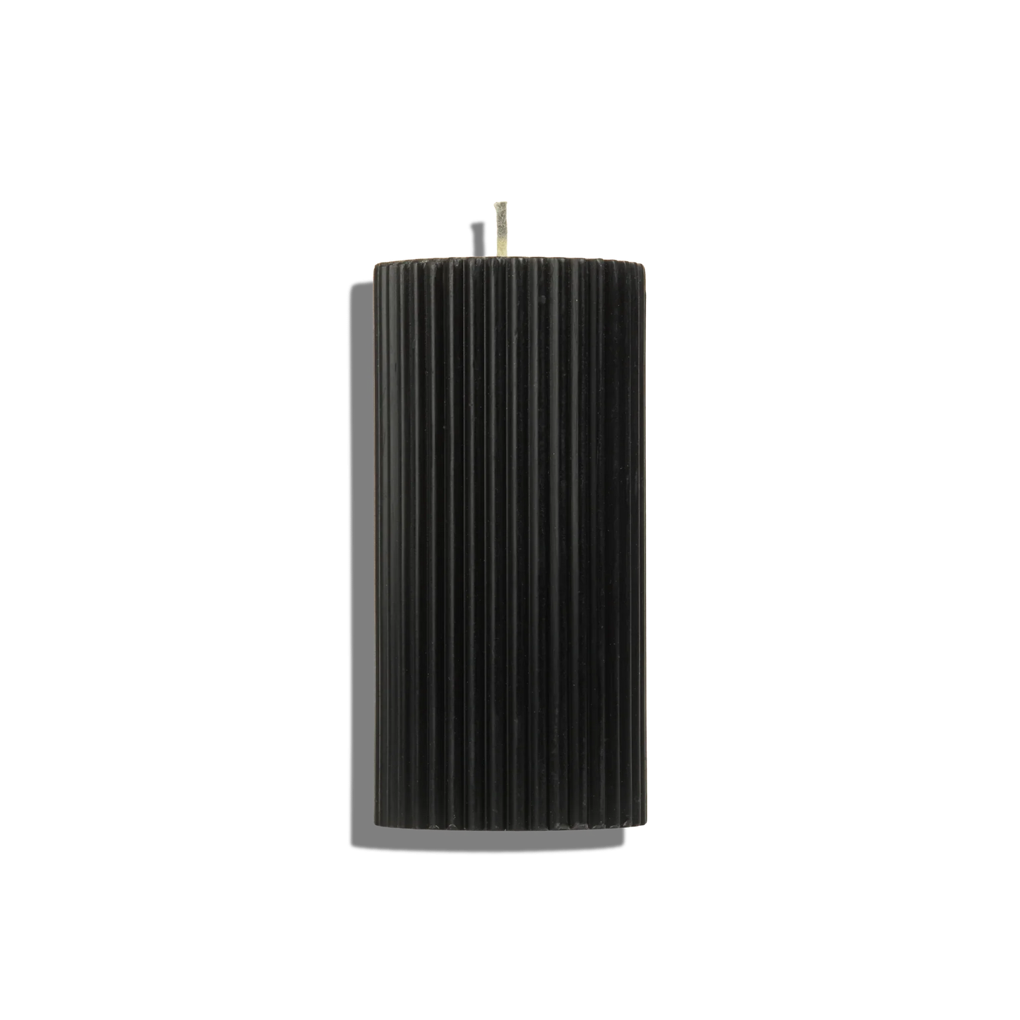 Ribbed Pillar Candle - The Roosevelts Candle Co.