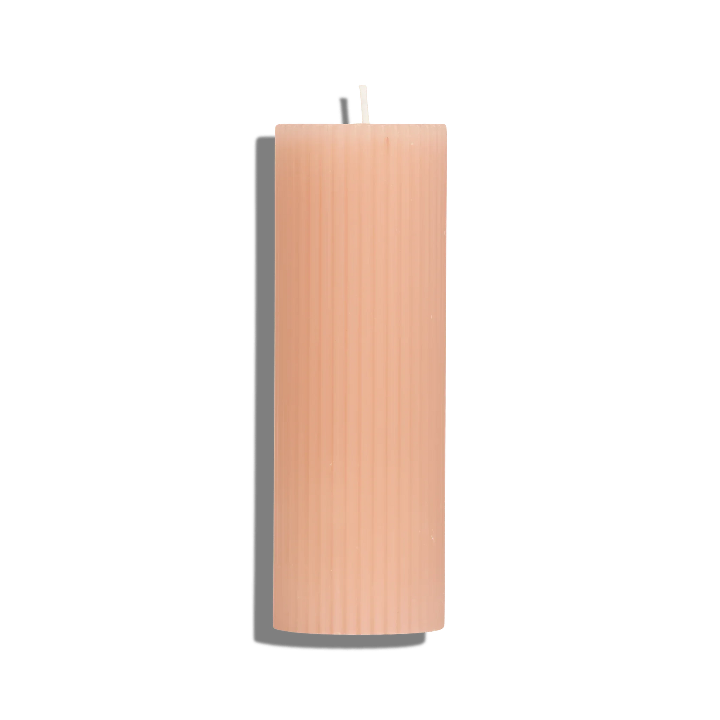 Ribbed Pillar Candle - The Roosevelts Candle Co.