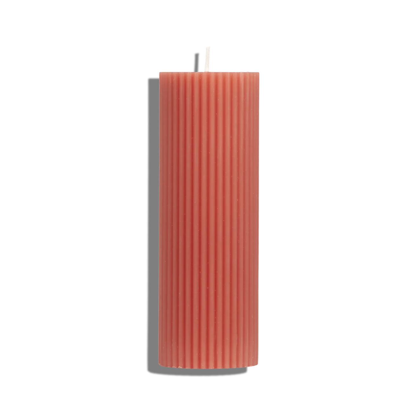 Ribbed Pillar Candle - The Roosevelts Candle Co.