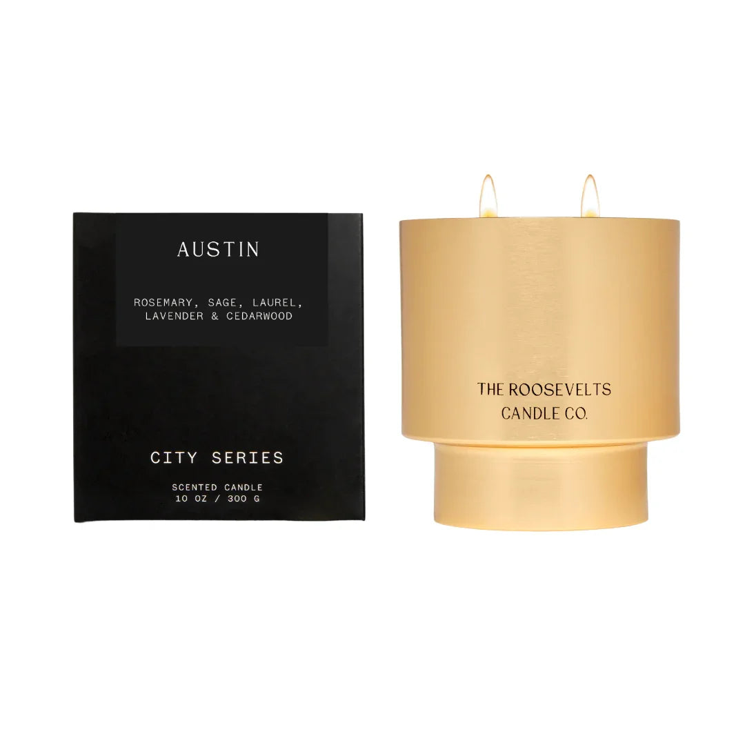 Austin, TX Candle - The Roosevelts Candle Co.