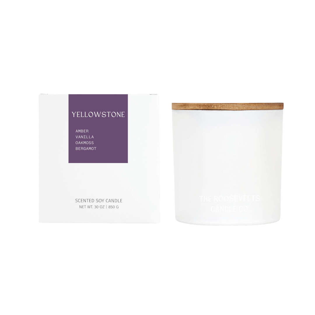 3-Wick Candle - The Roosevelts Candle Co.