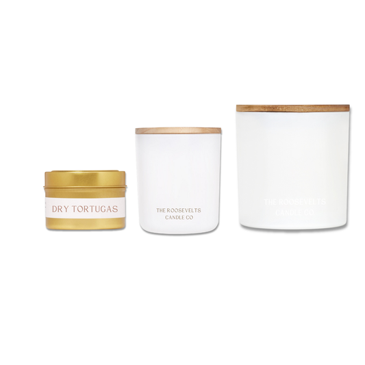 Dry Tortugas soy candle trio set