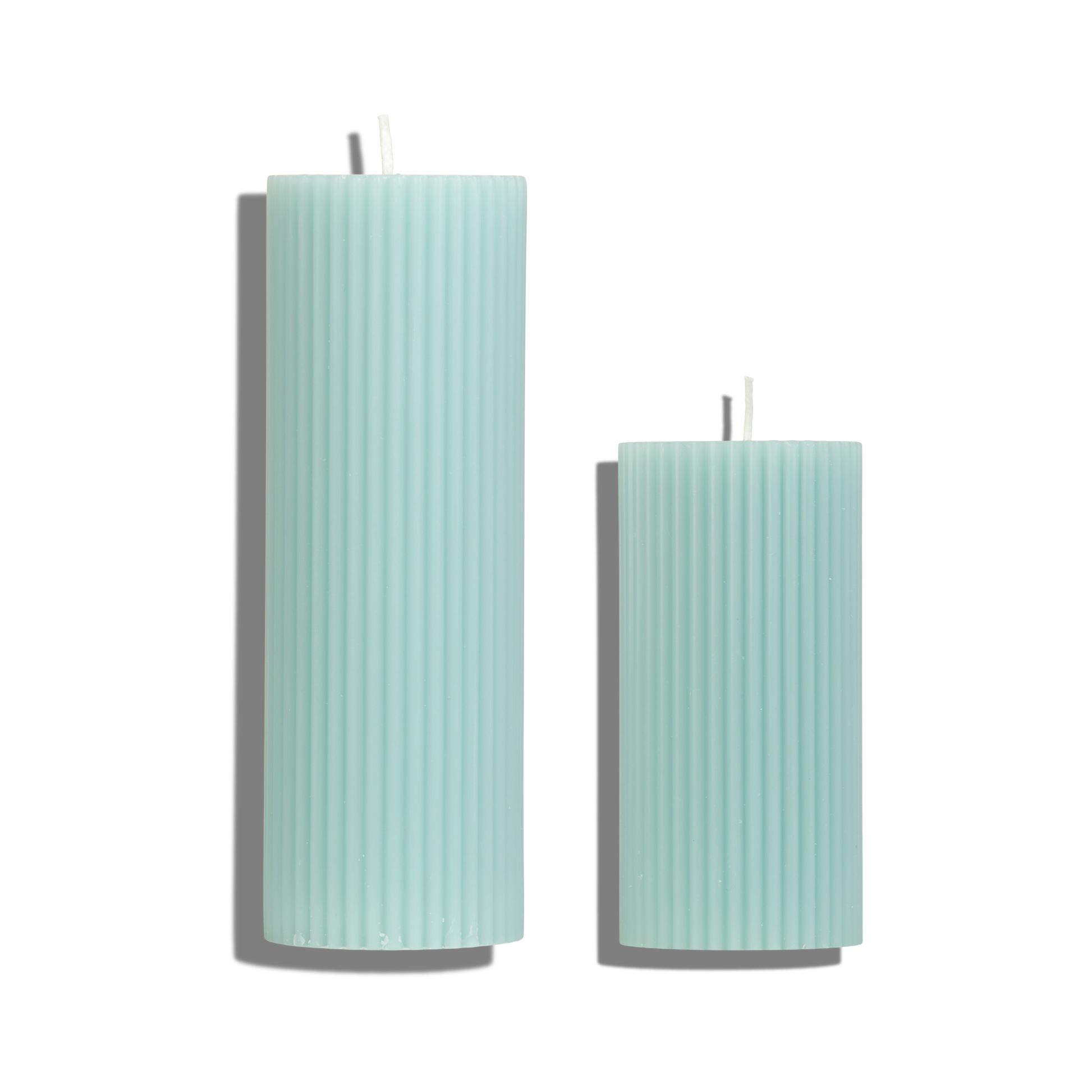 Ribbed Pillar Candle - The Roosevelts Candle Co.