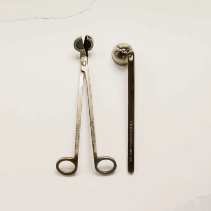 Bronze Wick Trimmer + Snuffer - The Roosevelts Candle Co.-