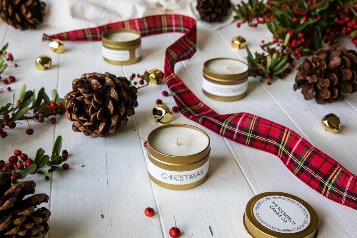 Christmas Trio Candles - The Roosevelts Candle Co.-Candle
