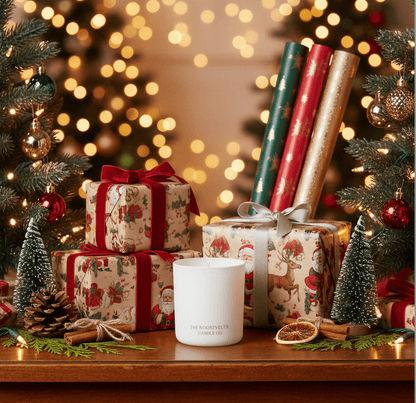 Christmas Trio Candles - The Roosevelts Candle Co.-Candle