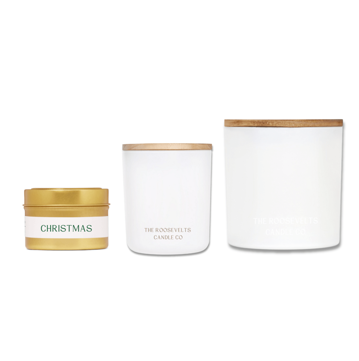 Christmas Trio Candles - The Roosevelts Candle Co.-Candle