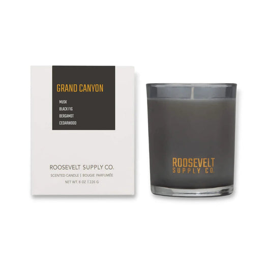 Grand Canyon Smoked Glass Candle - The Roosevelts Candle Co.-