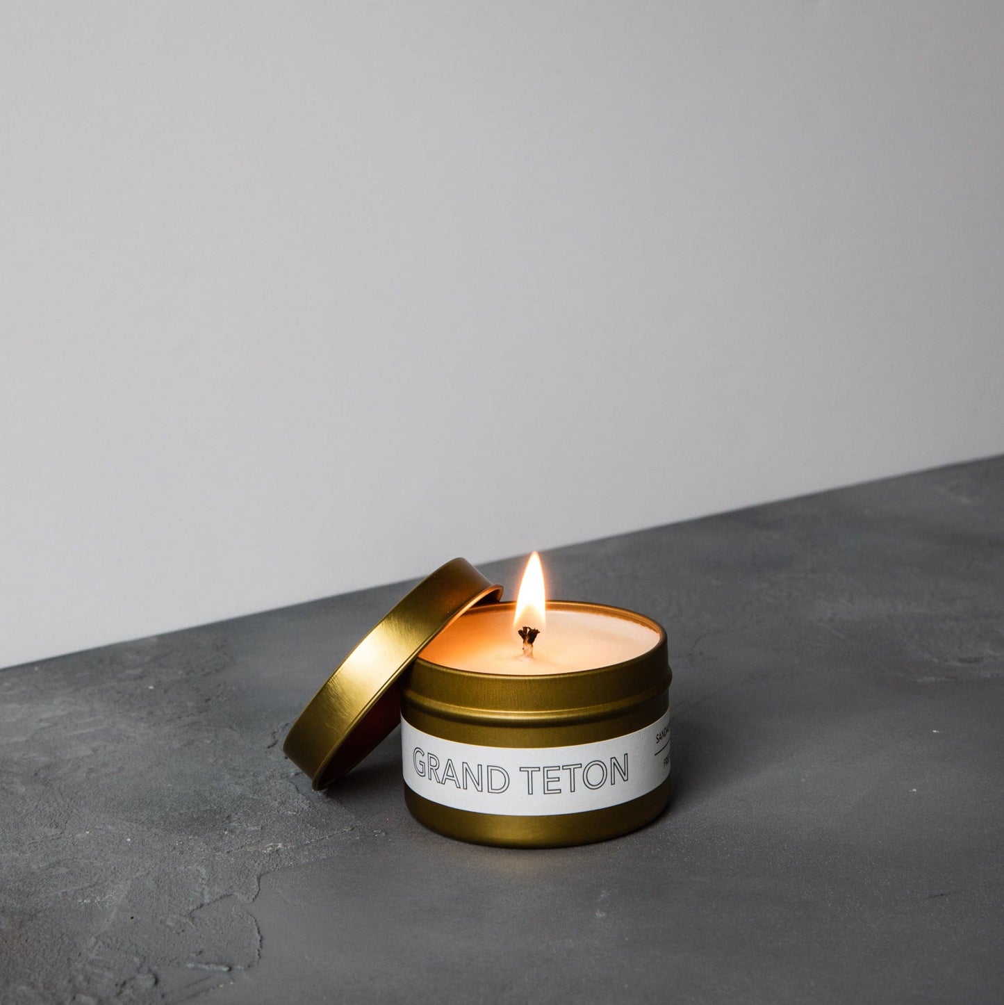 Grand Teton Travel Candle - The Roosevelts Candle Co.