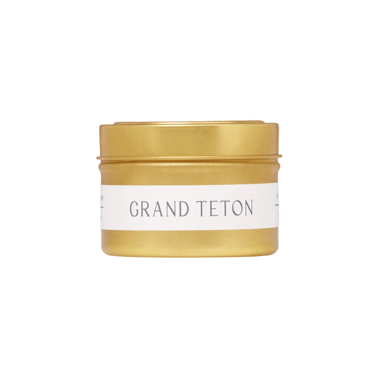 Grand Teton Travel Candle - The Roosevelts Candle Co.