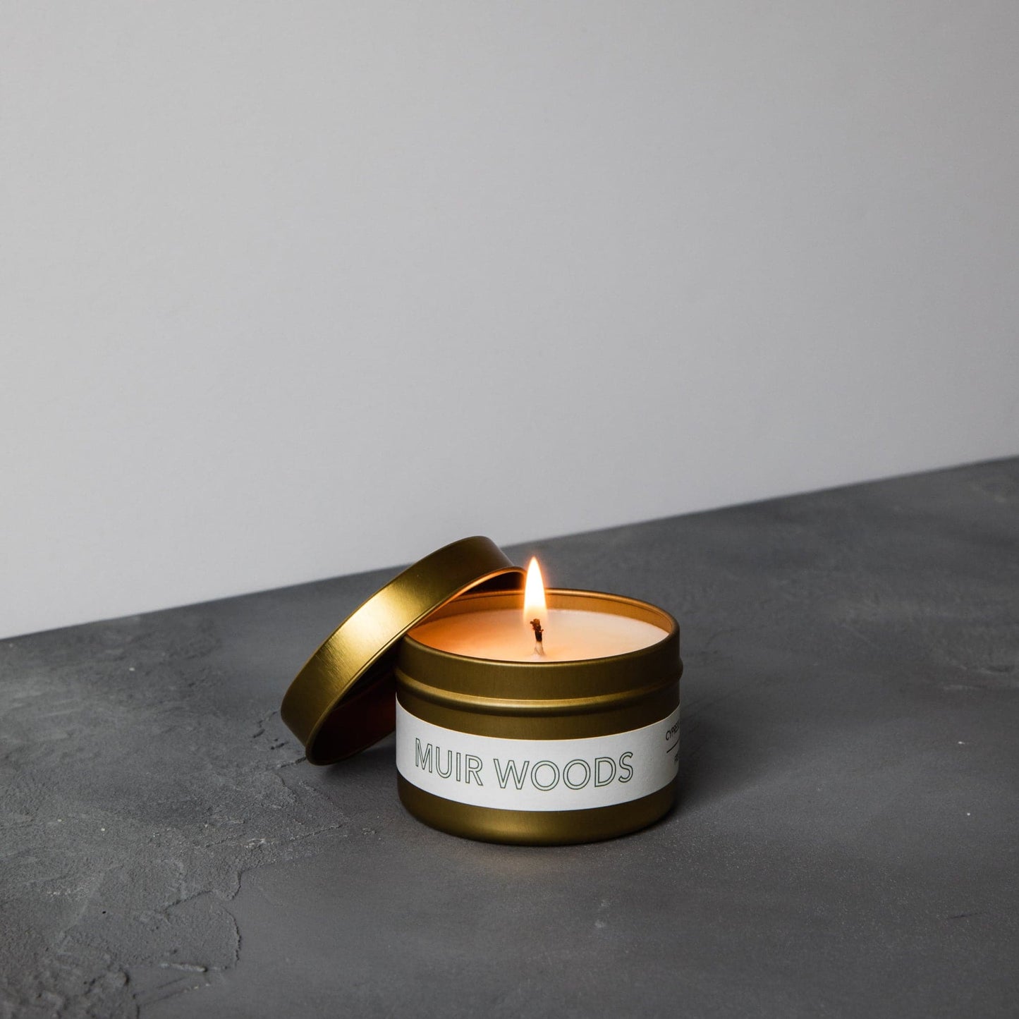 Muir Woods Travel Candle - The Roosevelts Candle Co.