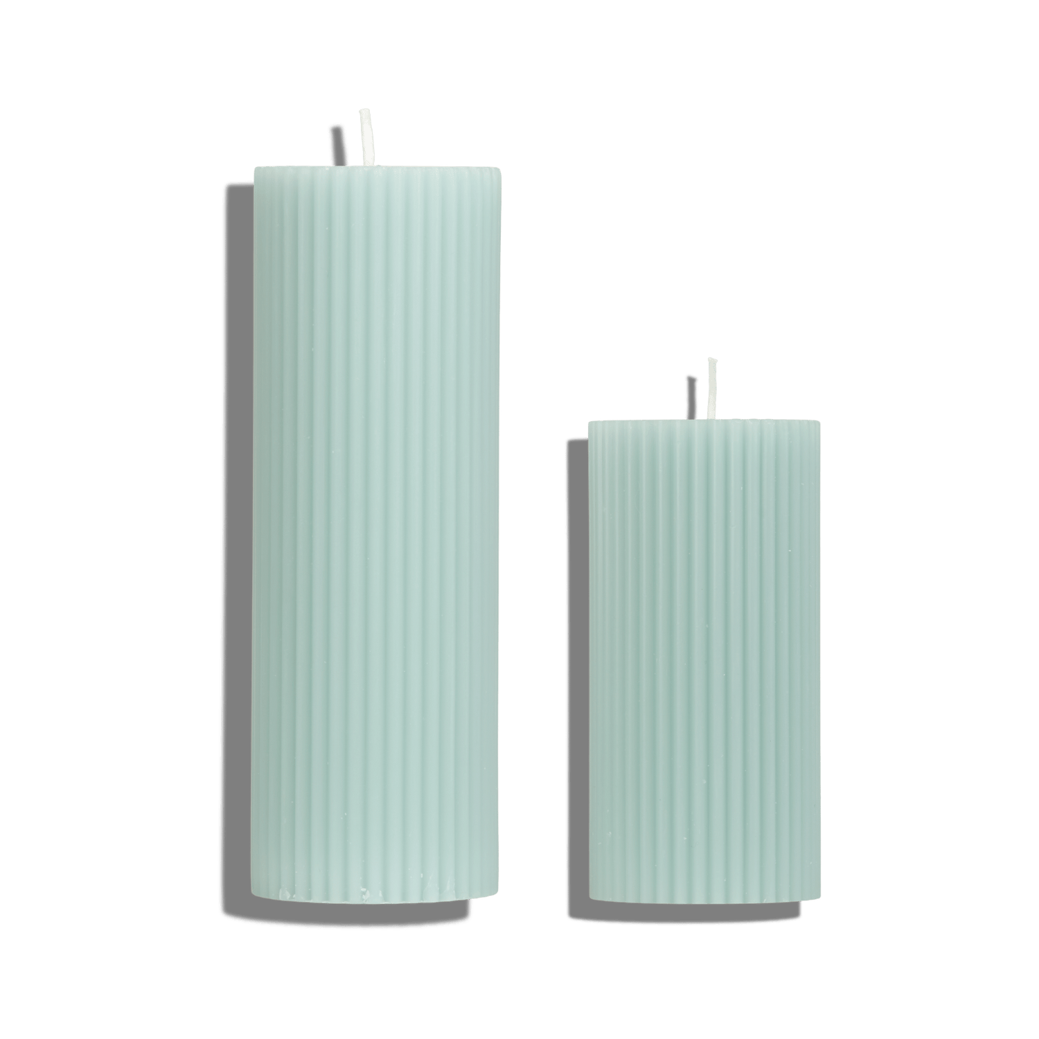 Ribbed Pillar Candle - The Roosevelts Candle Co.