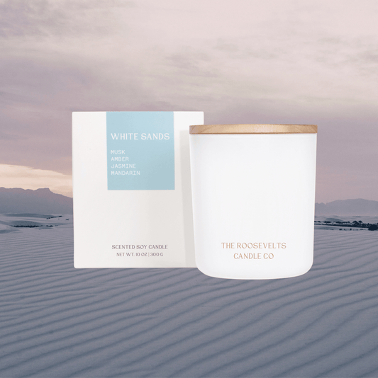 White Sands Candle Trio - The Roosevelts Candle Co.-Candle