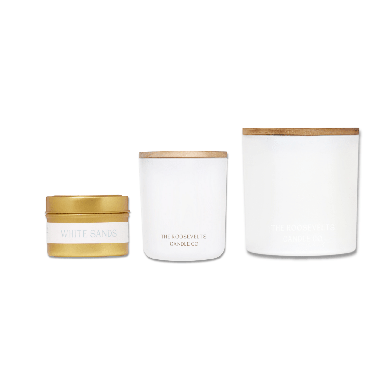 White Sands Candle Trio - The Roosevelts Candle Co.-Candle