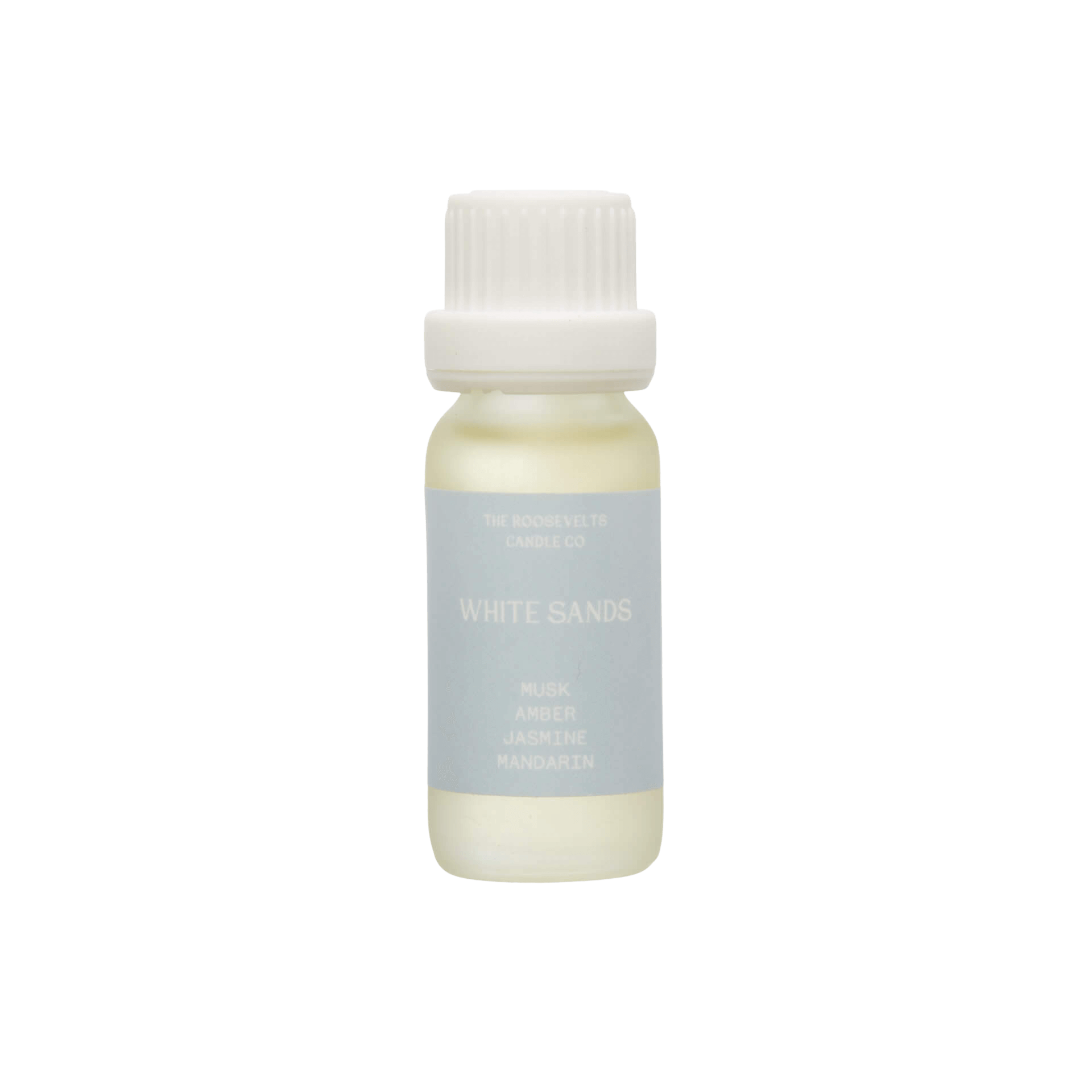 White Sands Oil Blend - Sea Salt, Jasmine, Dark Musk, Amber & Mandarin. - The Roosevelts Candle Co.