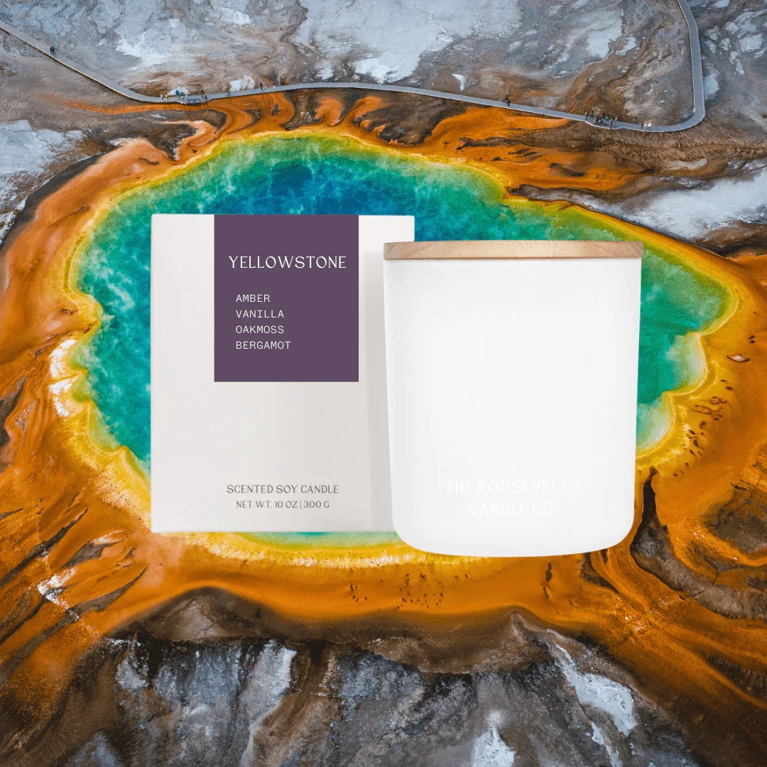 Yellowstone Trio Candles - The Roosevelts Candle Co.-Candle