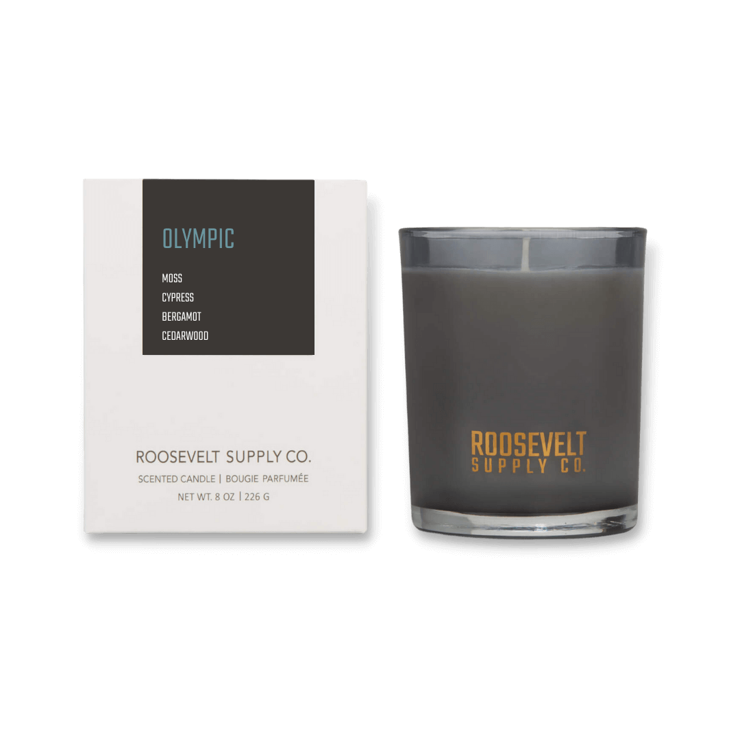 olympic candle, the roosevelts candle co, soy candle