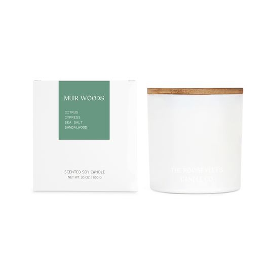 Muir Woods 3 Wick Candle - The Roosevelts Candle Co.